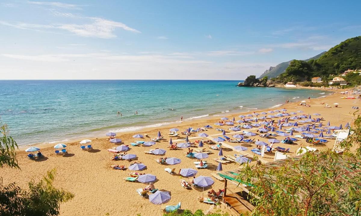 Aurora Apartment Corfu เปเลคาส ภายนอก รูปภาพ
